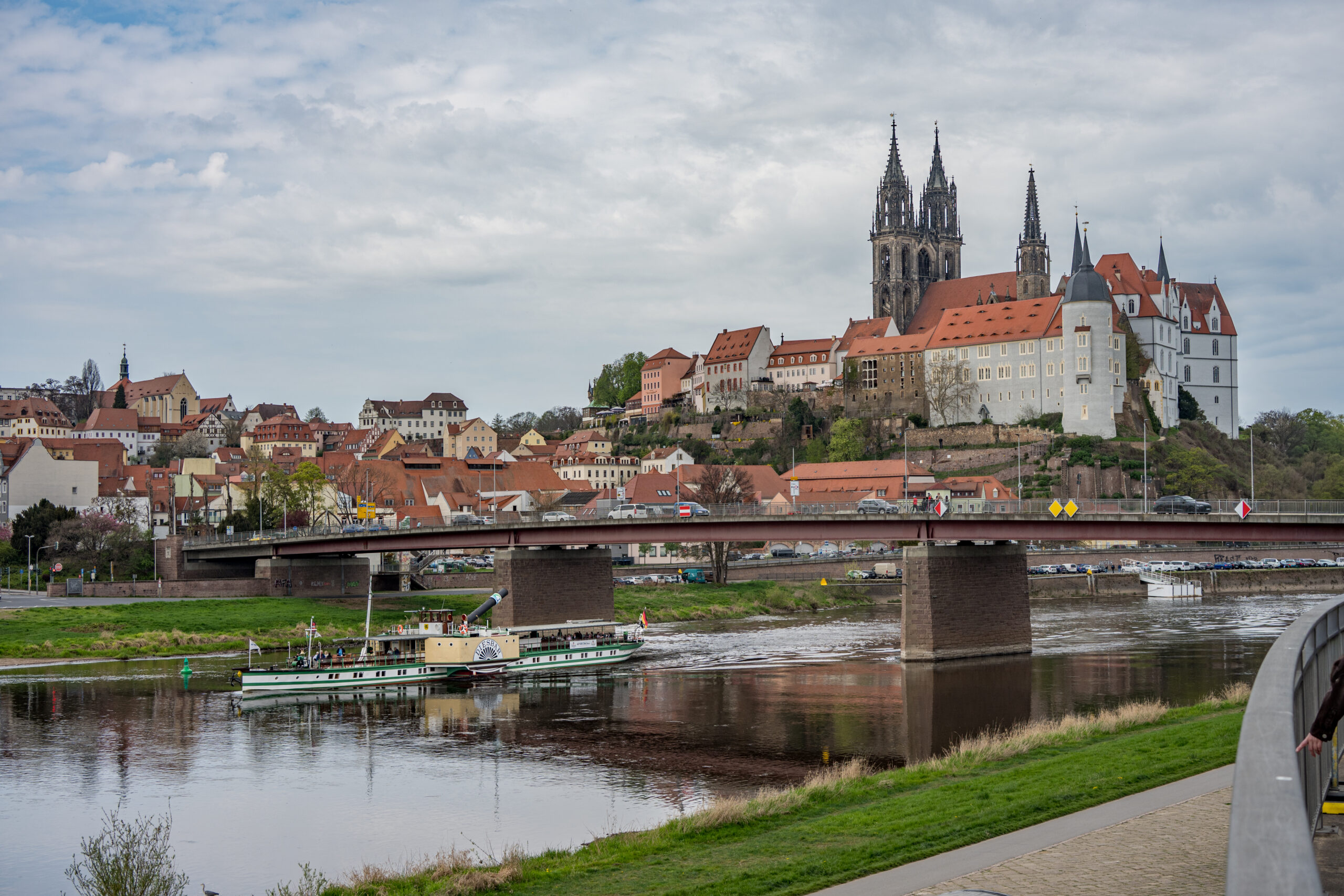 Zoomterbare Altstadt von Meißen.